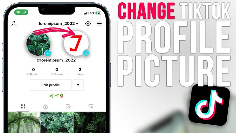 How to change your profile picture on TikTok using a phone