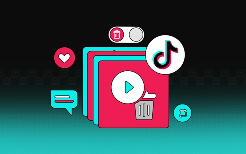 Can all TikTok videos be deleted at once?