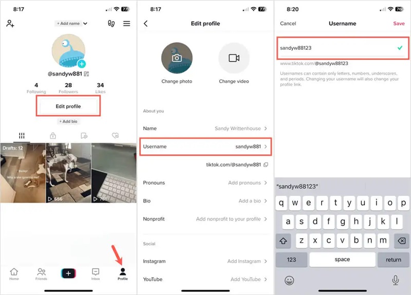 How to Change Your TikTok Username on Mobile